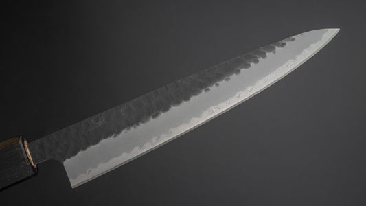 Hitohira Futana SB Kuro Tsuchime Petty 150 mm kersenhouten handvat