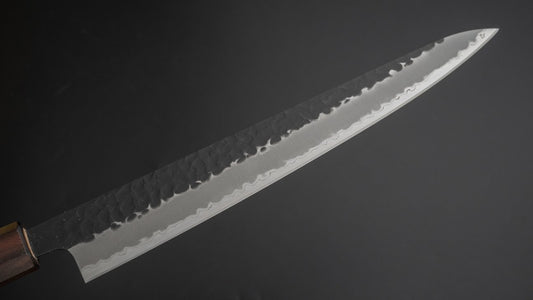 Hitohira Futana SB Kuro Tsuchime Sujihiki 240 mm kersenhouten handvat