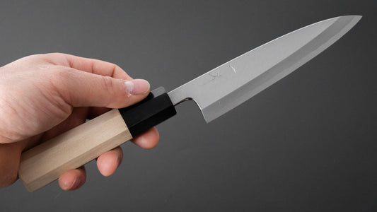 Hitohira Kikuchiyo Manzo Blue #2 Kaisaki 135 mm Ho houten handvat (Saya)