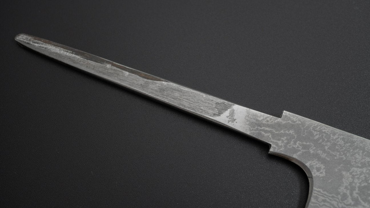 Hitohira Tanaka Yohei Blue #1 Damascus Kiritsuke Gyuto 240mm (No Handle/ Discounted)