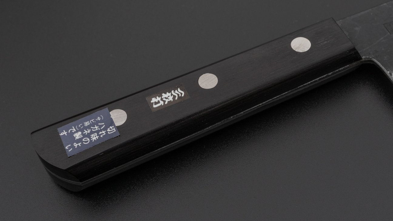 Morihei Hisamoto Kurouchi Wit #1 Gyuto 180 mm Pakka-handvat (geen bolster)