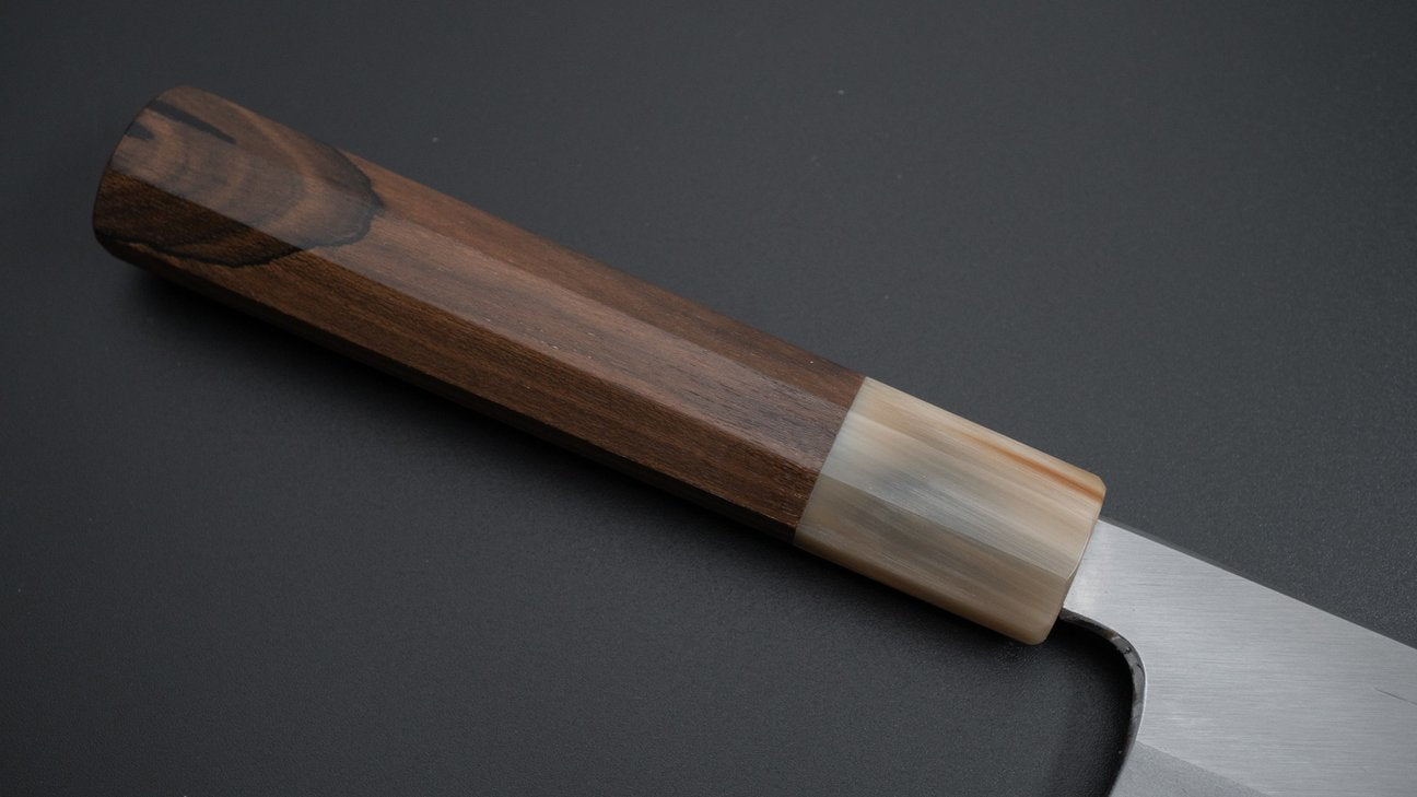 Hitohira Tanaka Kyuzo Blue #1 Migaki Kiritsuke Gyuto 240mm Ziricote Handle (Extra Height)