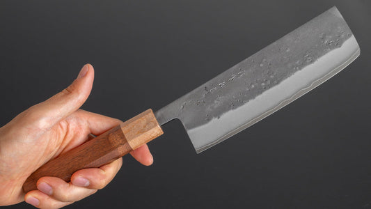 Hitohira TD SLD Nashiji Nakiri 165 mm walnoot handvat