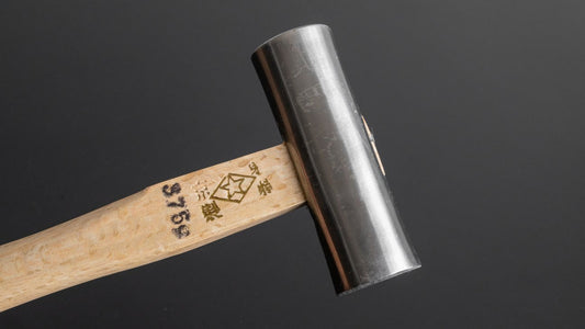 Morihei Mitsuboshi Migaki Rounded Genno Metal Hammer 375g