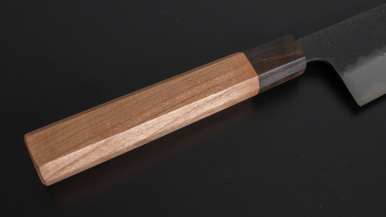 Hitohira Futana SB Kuro Nashiji Gyuto 240mm Cherry Wood Handle