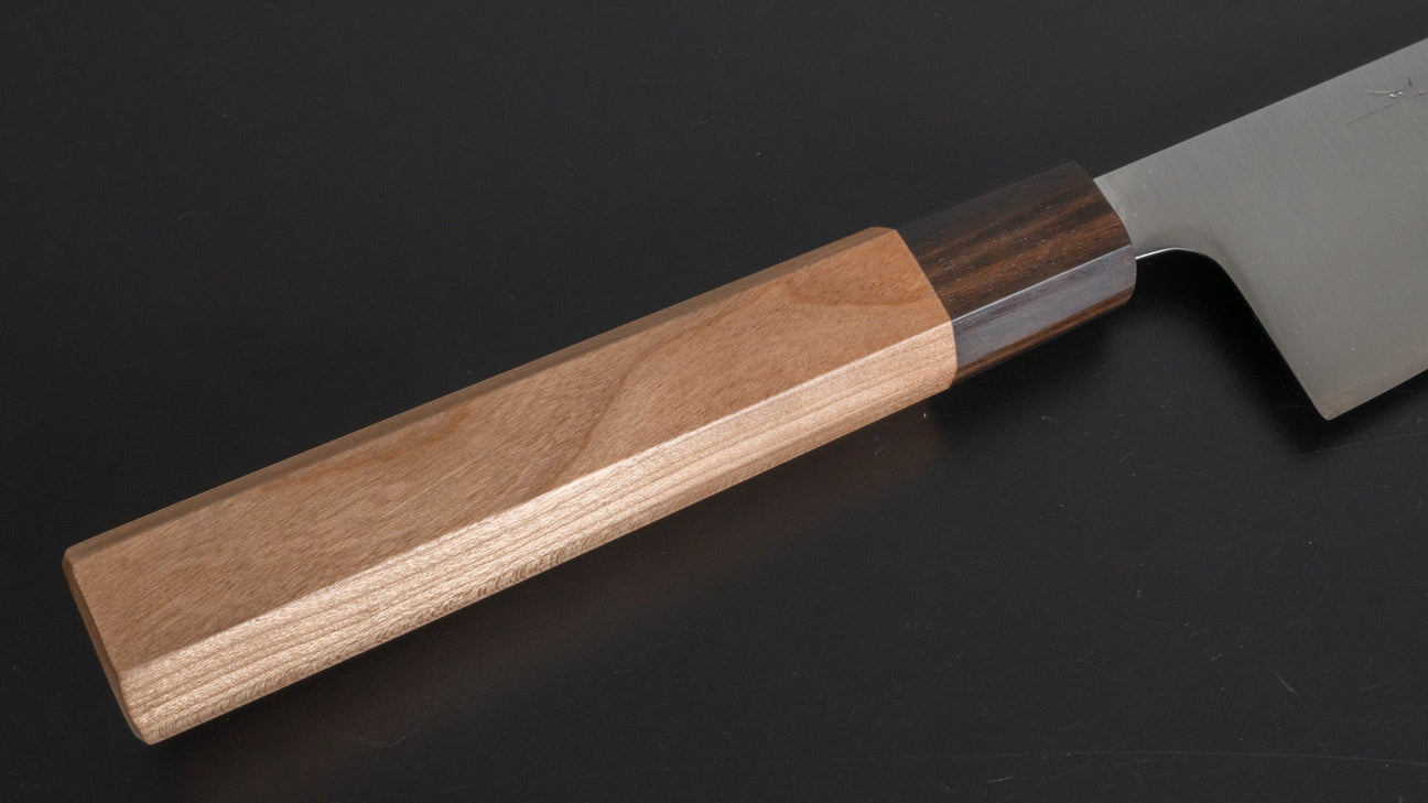 Hitohira Futana SB Migaki Gyuto 210 mm kersenhouten handvat