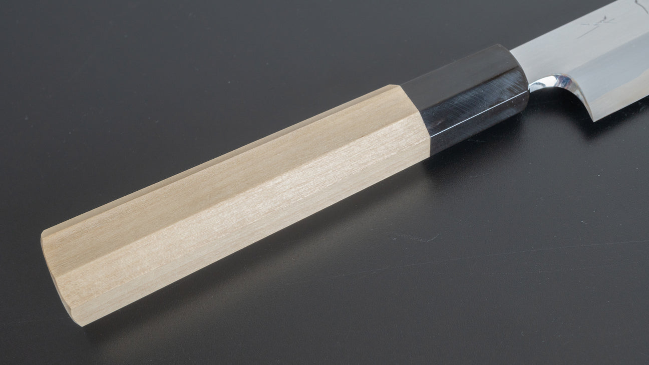 Hitohira Togashi Wit #1 Tachi Yanagiba 270 mm Ho houten handvat (Saya)