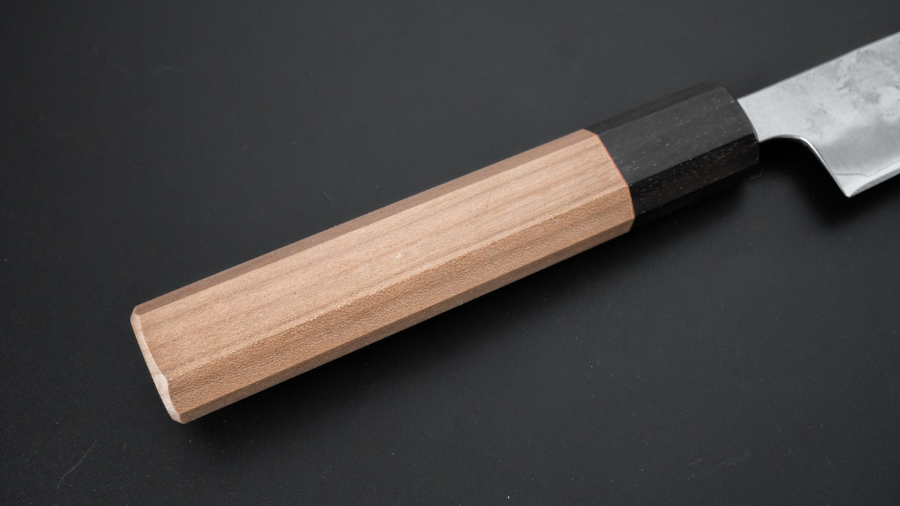 Hitohira Futana S3 Nashiji Petty 150 mm kersenhouten handvat