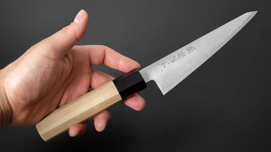 Hitohira Imojiya TH Blue Super Honesuki Kaku Ho houten handvat