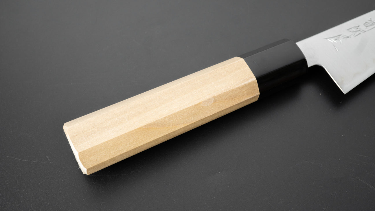 Hitohira Imojiya TH Blue Super Honesuki Kaku Ho Wood Handle