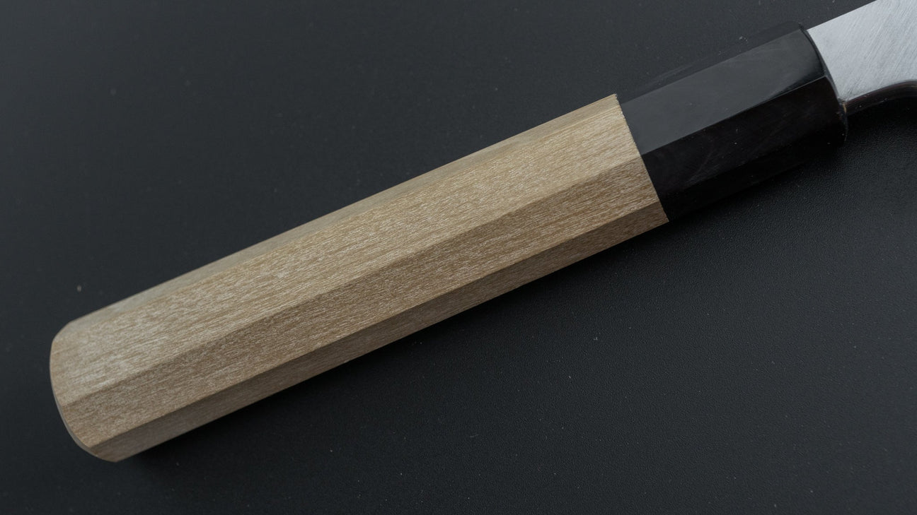 Hitohira Kikuchiyo Manzo Blue #2 Kiritsuke Yanagiba 300 mm Ho houten handvat met Saya)