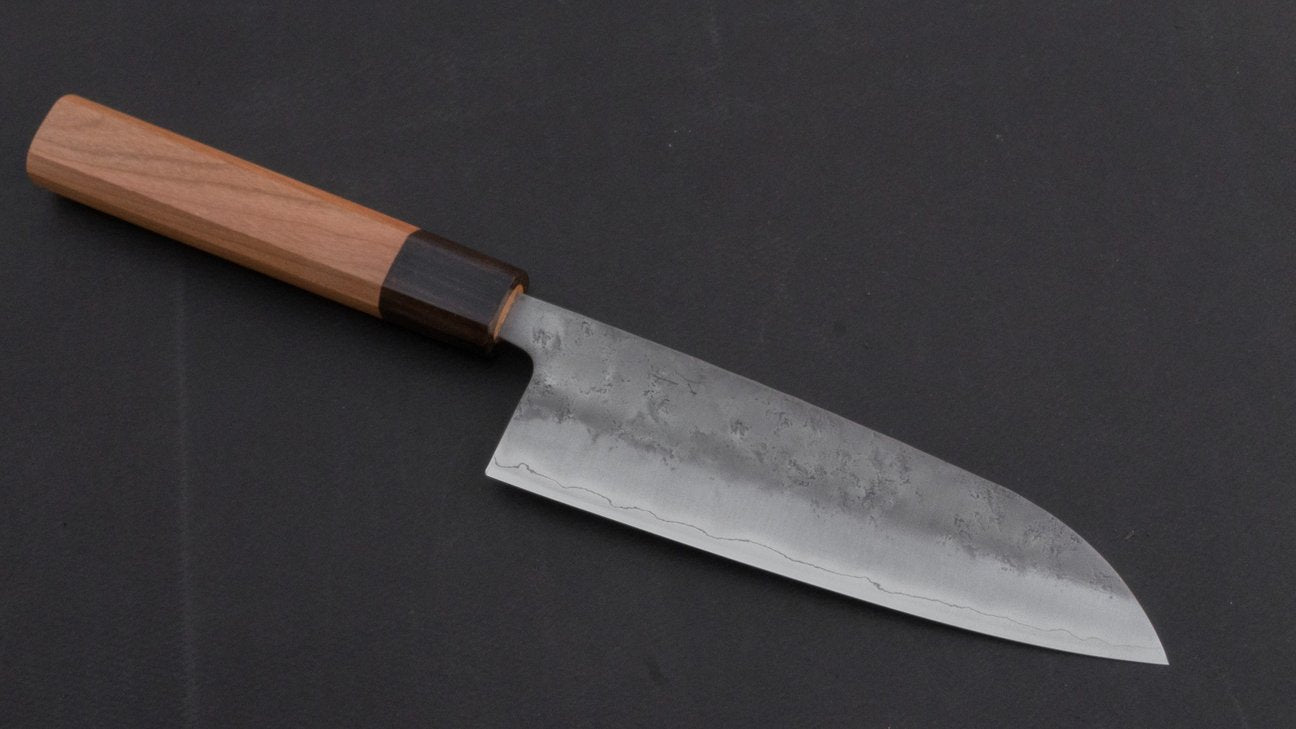 Hitohira Futana S3 Nashiji Santoku 170mm Cherry Wood Handle