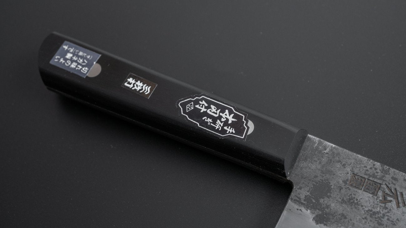 Morihei Hisamoto Kurouchi White #1 Gyuto 180mm Pakka Handle (No Bolster/ Fine Finish)