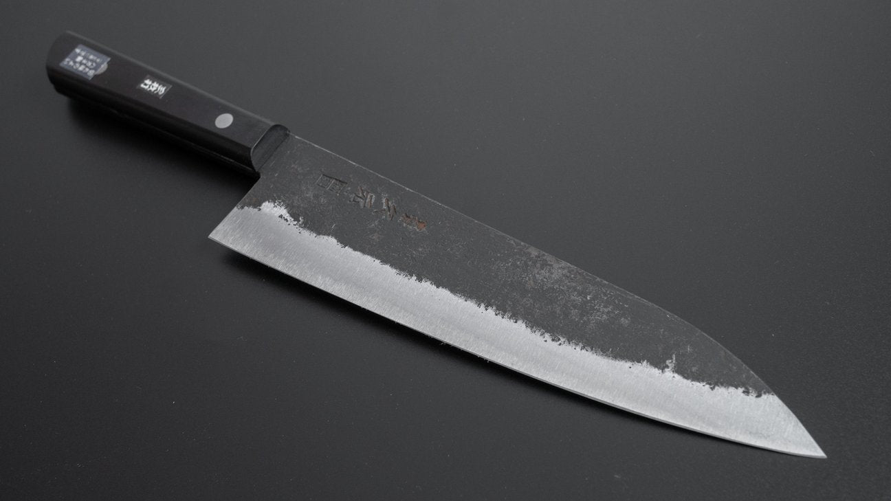 Morihei Hisamoto Kurouchi White #1 Gyuto 210mm Pakka Handle (No