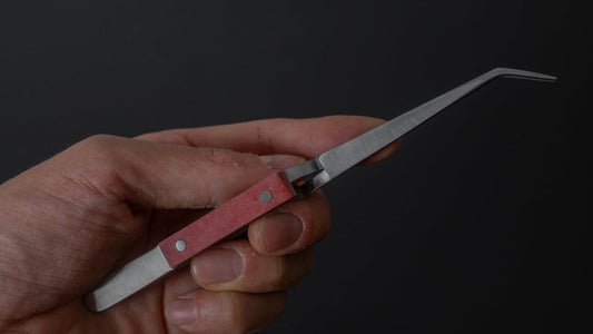 ANEX Reverse Action Tweezer 75mm with Grip (#155)