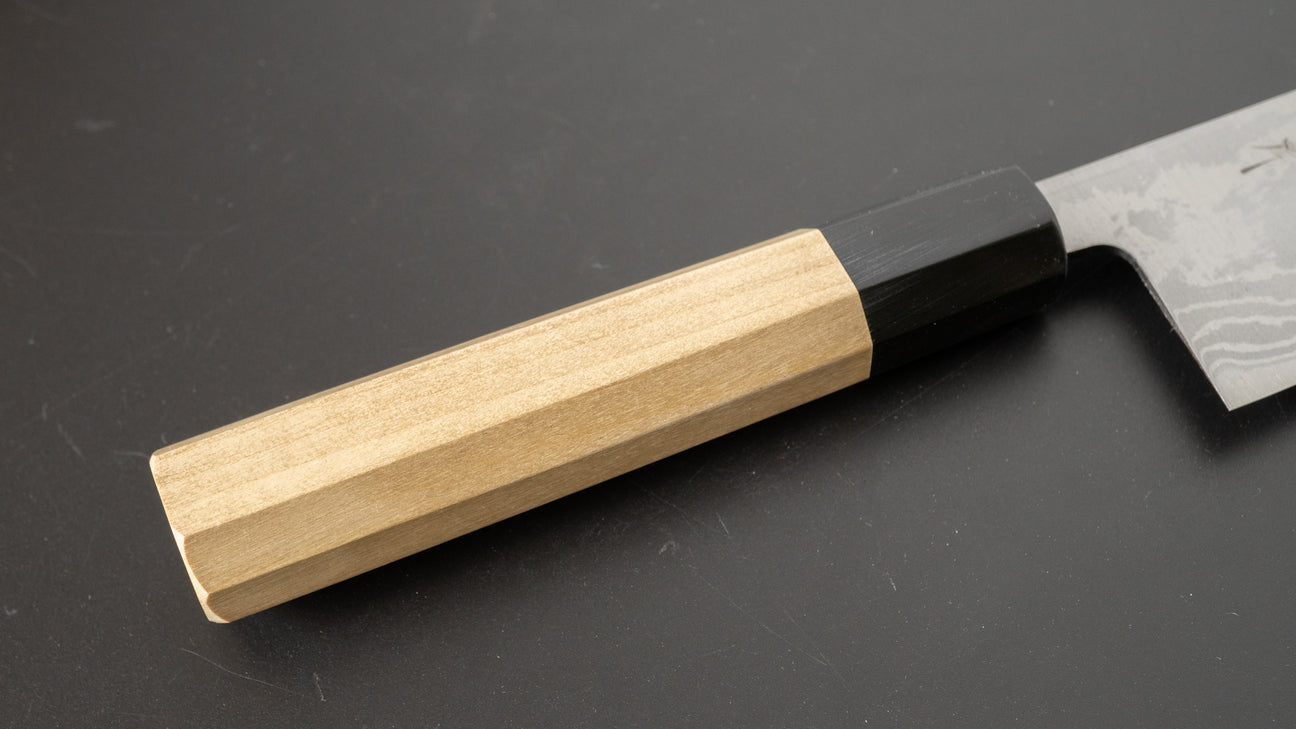 Hitohira GR Blue #2 Damascus Santoku 165mm Ho Wood Handle