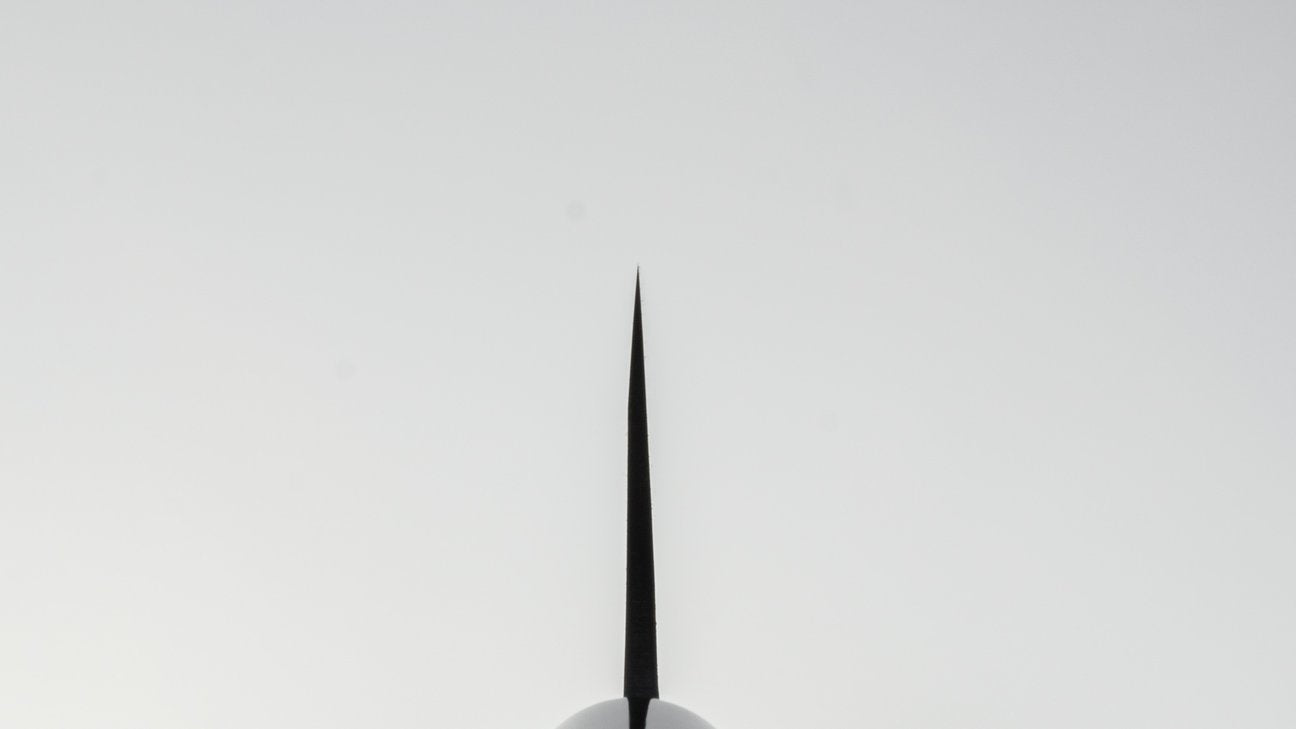 Morihei Munetsugu Blue #2 Kurouchi Nakiri 165mm Ho Wood Handle