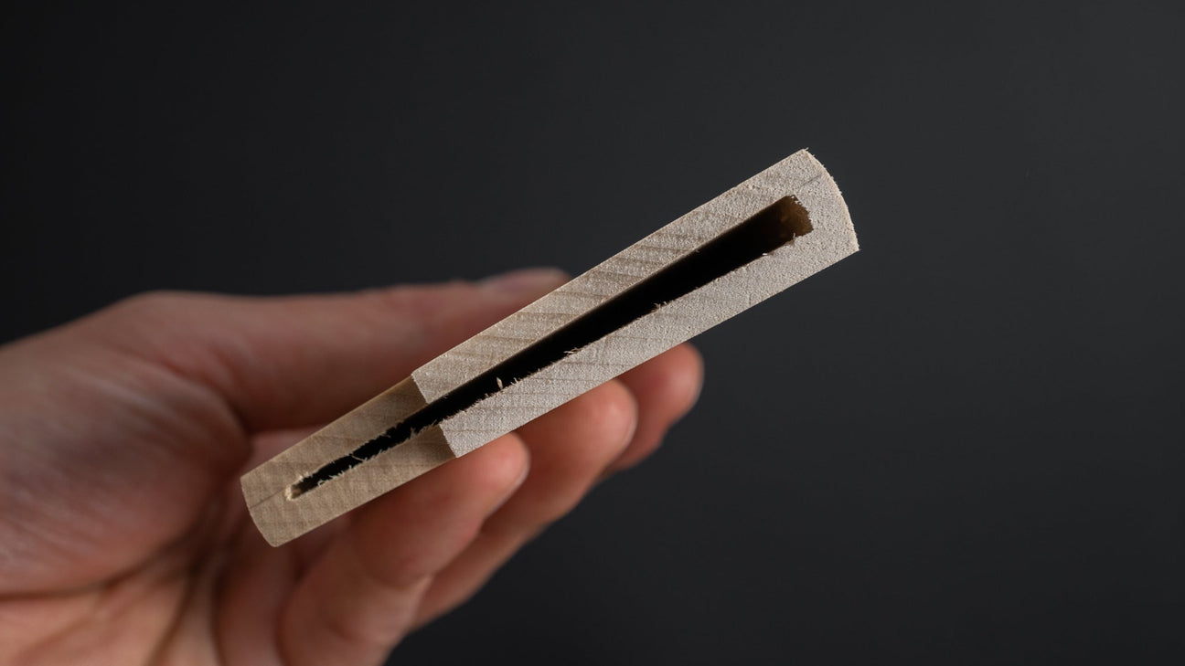 Hitohira Mumei Ho Wood Saya Nakiri 180mm