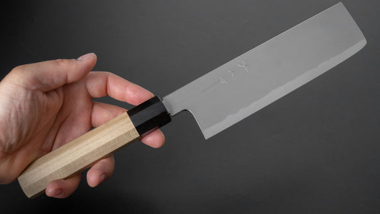 Tetsujin Blue #2 Kasumi Nakiri 180 mm Ho houten handvat