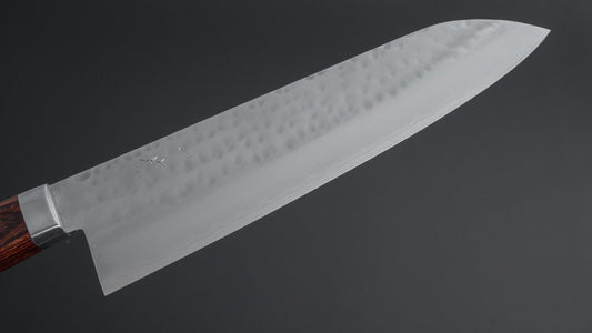 Hitohira NM Tsuchime Gyuto 180mm Imitation Mahogany Handle