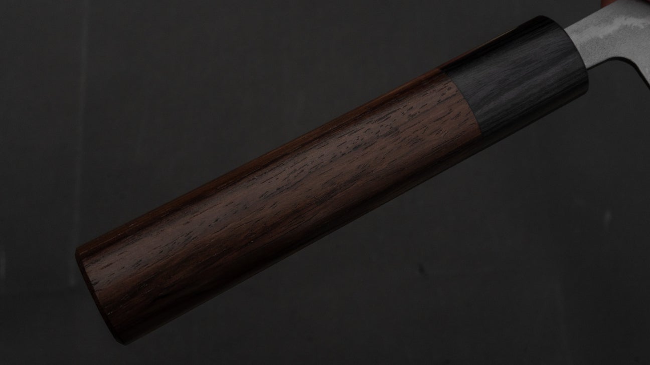 Hitohira GR Blue #2 Damascus Petty 135 mm palissander handvat