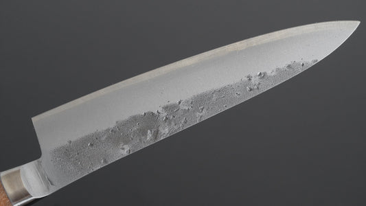 Hitohira TD Blue #2 roestvrij beklede Nashiji Yo Petty 125 mm walnoot handvat