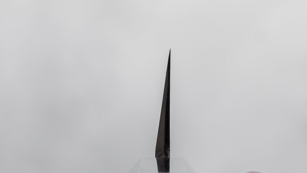 Hitohira Kikuchiyo Manzo Blue #2 Kiritsuke 240 mm Ho houten handvat (Saya)