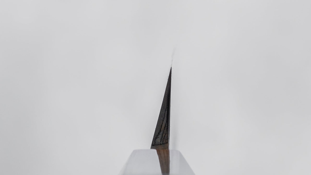 Hitohira Kikuchiyo Mosuke Enmon White #1 Yanagiba 270mm Taihei Ebony Handle (Mirror Polished/ Saya)