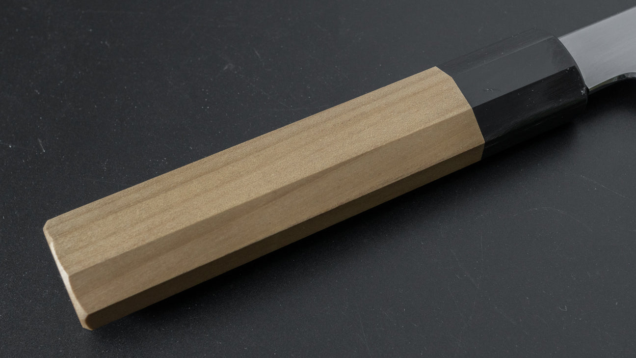 Tetsujin Blue #2 Kasumi Gyuto 210 mm Ho houten handvat