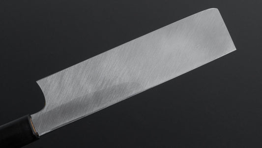 Hitohira Kikuchiyo Manzo White #3 Usuba 180mm Ho Wood Handle (D-Shape)