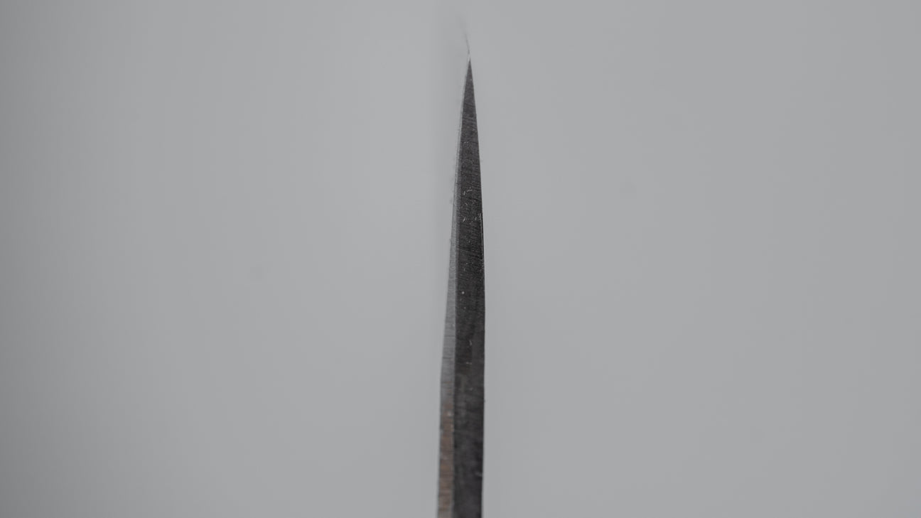 Hitohira Harima Forged Blue Super Stainless Clad Nakiri Walnut Handle