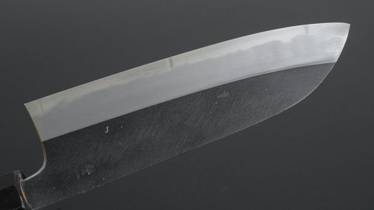 Hitohira Tanaka Kyuzo Blauw #1 Kurouchi Santoku 180 mm Yakusugi cederhouten handvat