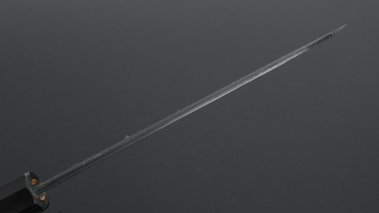 Hitohira Tanaka Kyuzo Blue #1 Kurouchi Santoku 180mm Yakusugi Cedar Handle