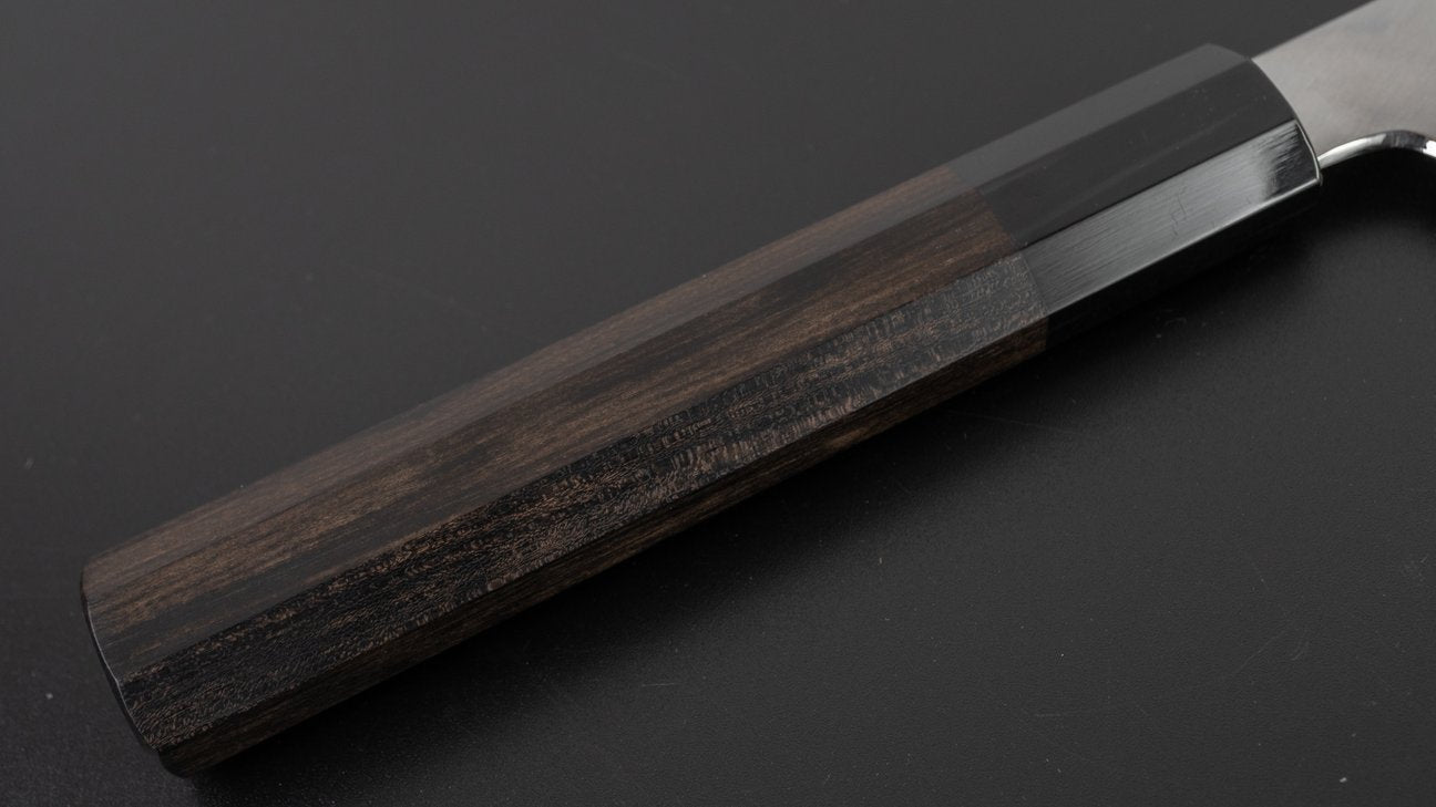 Hitohira Tanaka Kyuzo Blue #1 Migaki Gyuto 240mm Taihei Ebony Handle