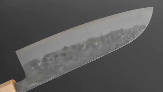 Hitohira TD Blue #2 Stainless Clad Nashiji Santoku 165mm Walnut Handle