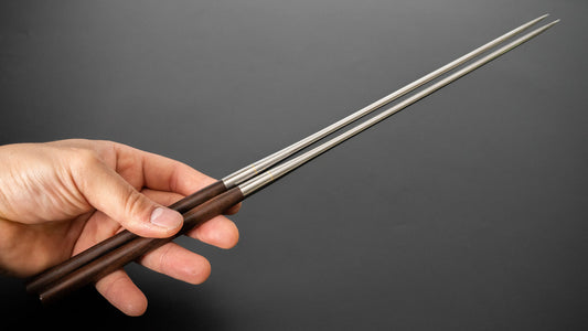 Hitohira Ebony Moribashi Chopstick 210mm Rounded