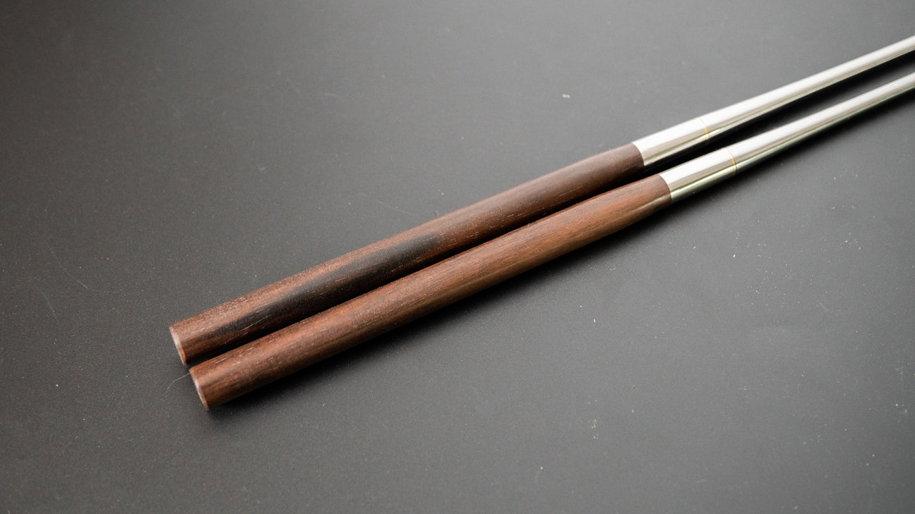 Hitohira Ebony Moribashi Chopstick 210mm Rounded