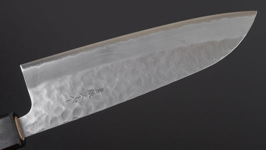 Hitohira Futana SB Migaki Tsuchime Santoku 170mm Cherry Wood Handle