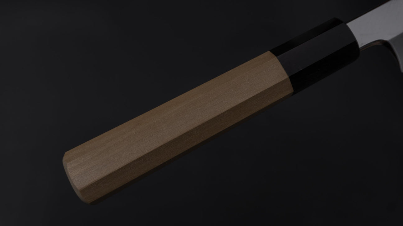 Hitohira Kikuchiyo Mosuke Silver #3 Yanagiba 270mm Ho Wood Handle (Saya)