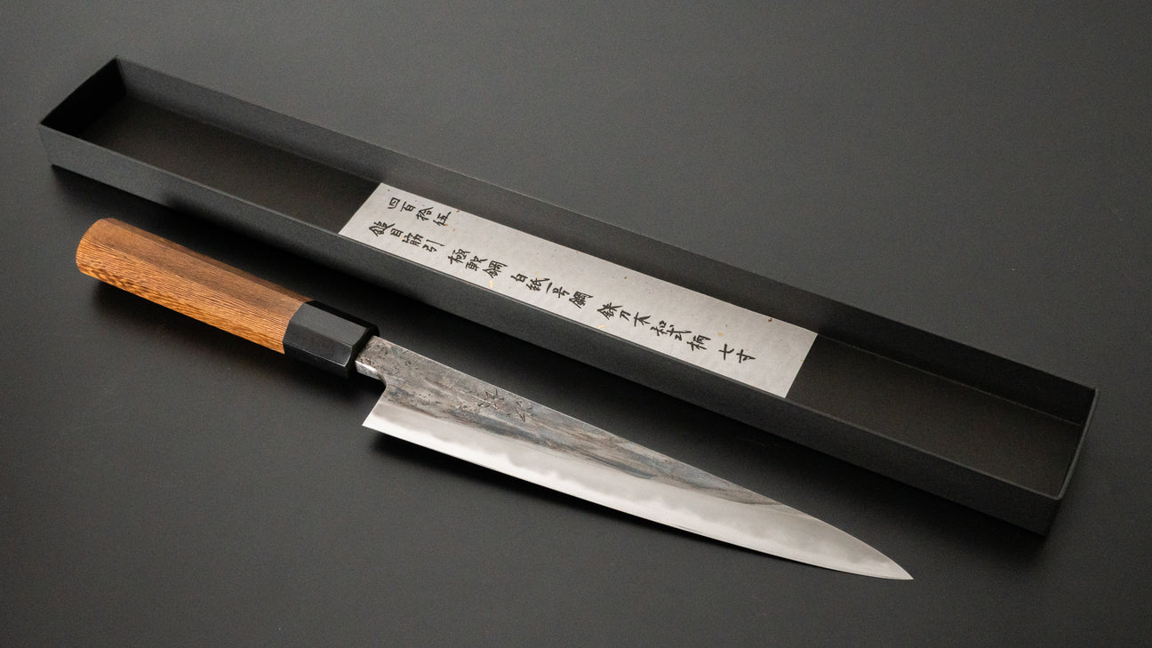 Jiro Tsuchime Wa Sujihiki 210mm Taihei Tagayasan Handle (#415)