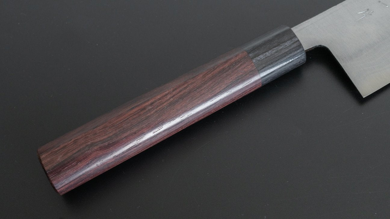 Hitohira GR Blue #2 Damascus Gyuto 210mm Rosewood Handle