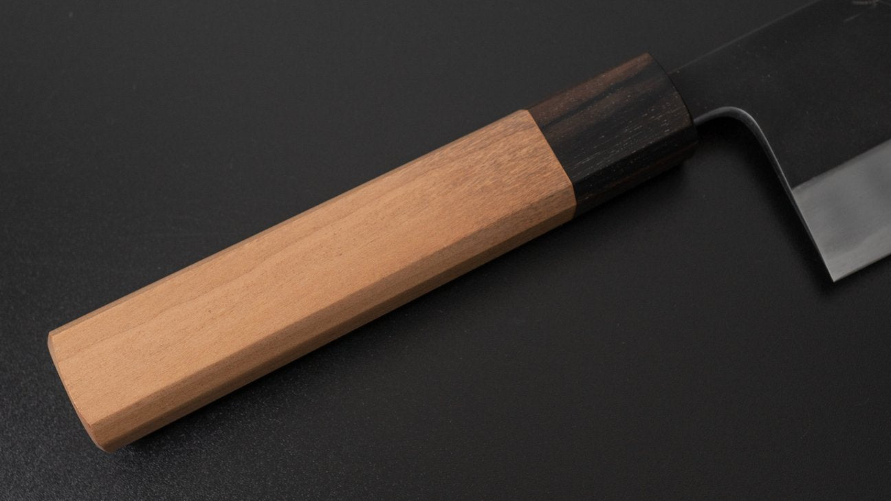 Hitohira Kikuchiyo Kyuzo White #2 Kurouchi Nakiri 180mm Cherry Wood Handle