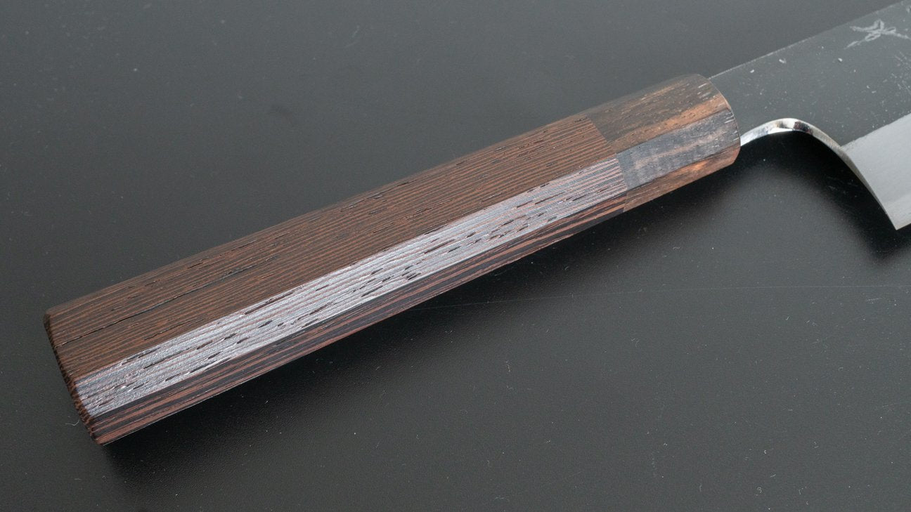 Hitohira Togashi White #2 Kurouchi Gyuto 240mm Tagayasan Handle