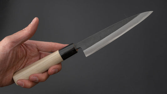 Mumei Geel Staal Kaisaki 135mm Ho Houten Handvat