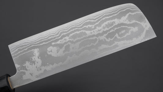 Hitohira GR Blue #2 Damascus Nakiri 165mm Rosewood Handle