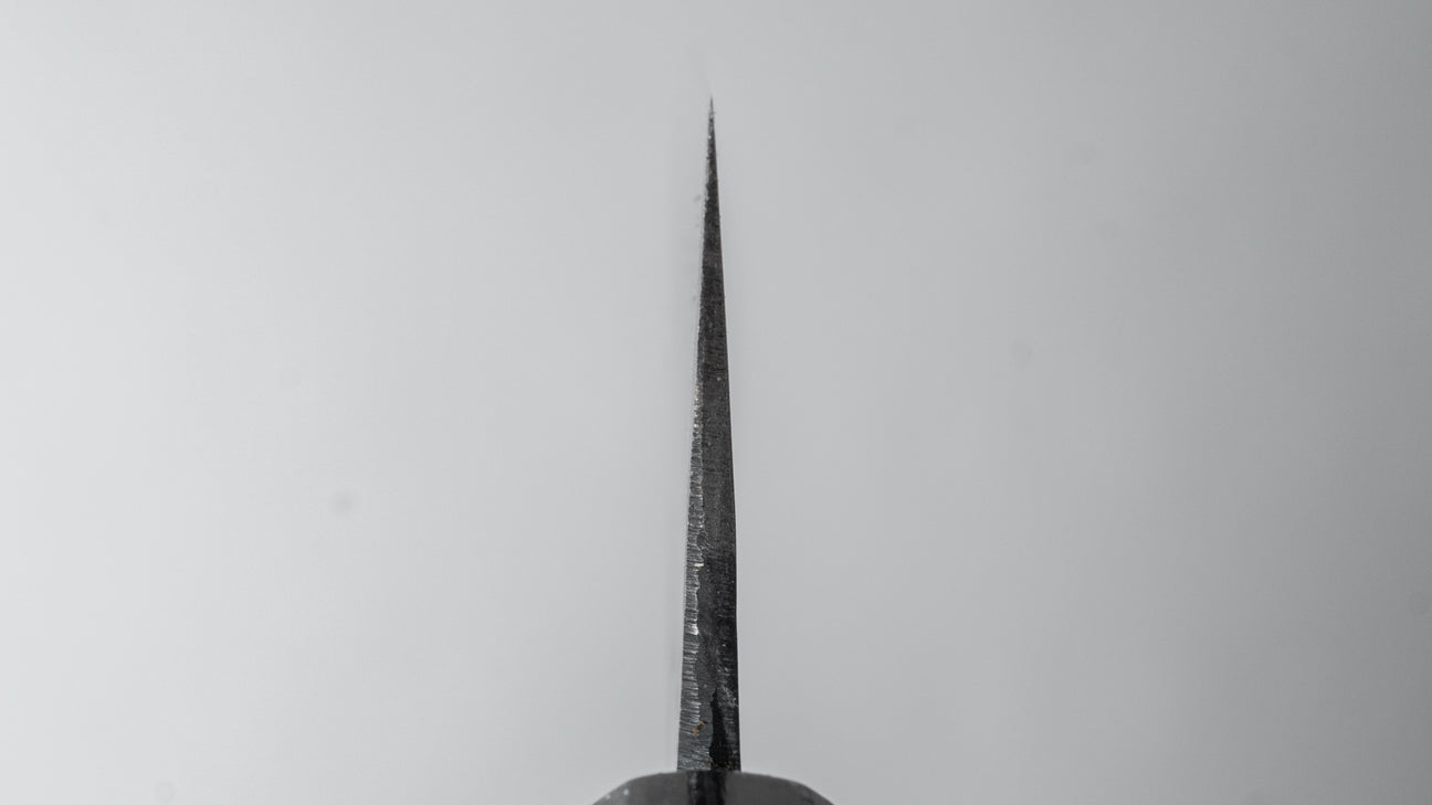 Morihei Yoshitomo Kurouchi Blue #2 Gyuto 210mm Walnut Handle