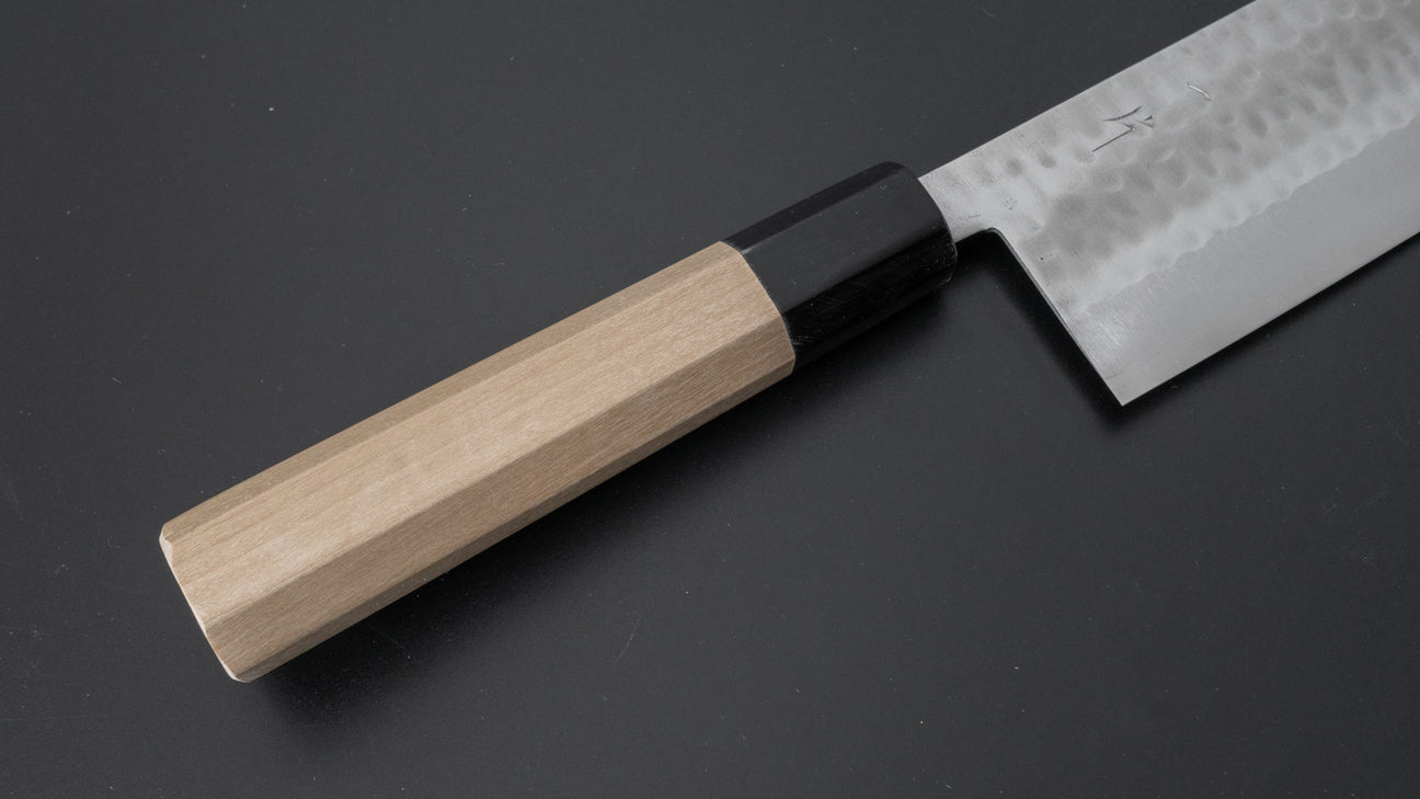 Hitohira NM Tsuchime Nakiri 165mm Ho Wood Handle