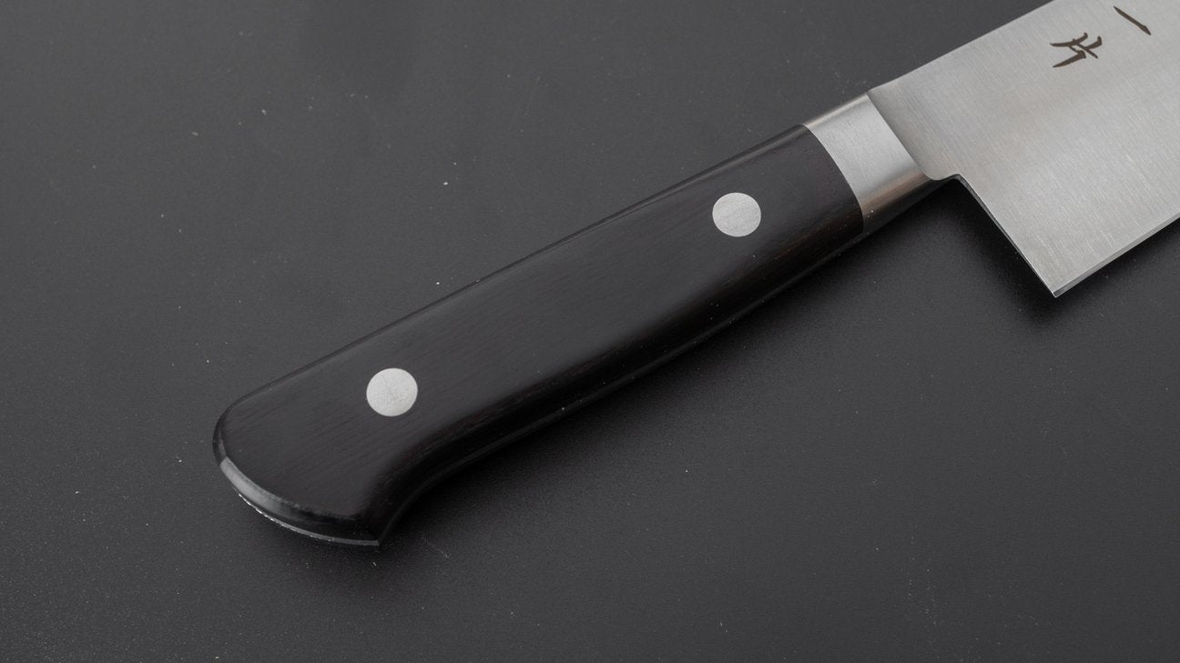 Hitohira FJ semi-roestvrij Gyuto 210 mm Pakka-handvat