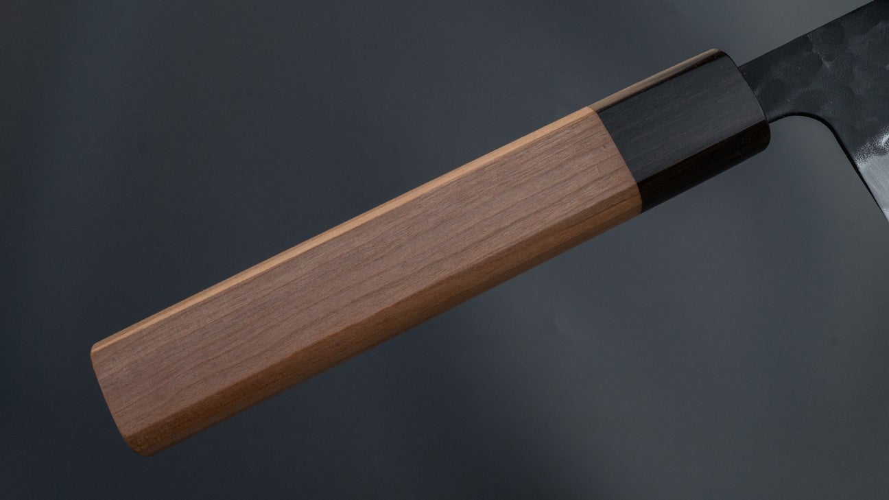 Hitohira Futana SB Kuro Tsuchime Gyuto 210mm Cherry Wood Handle