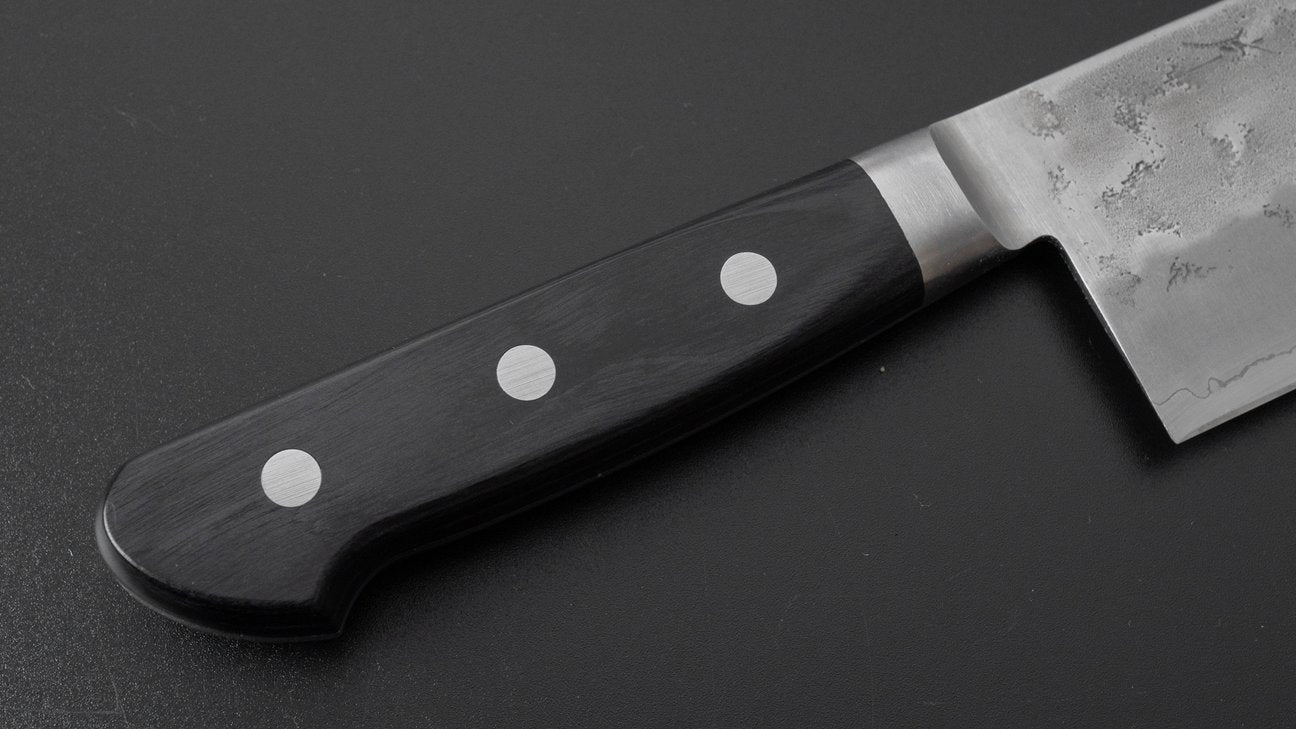 Hitohira Futana S3 Nashiji Nakiri 165 mm Pakka-handvat (Yo)